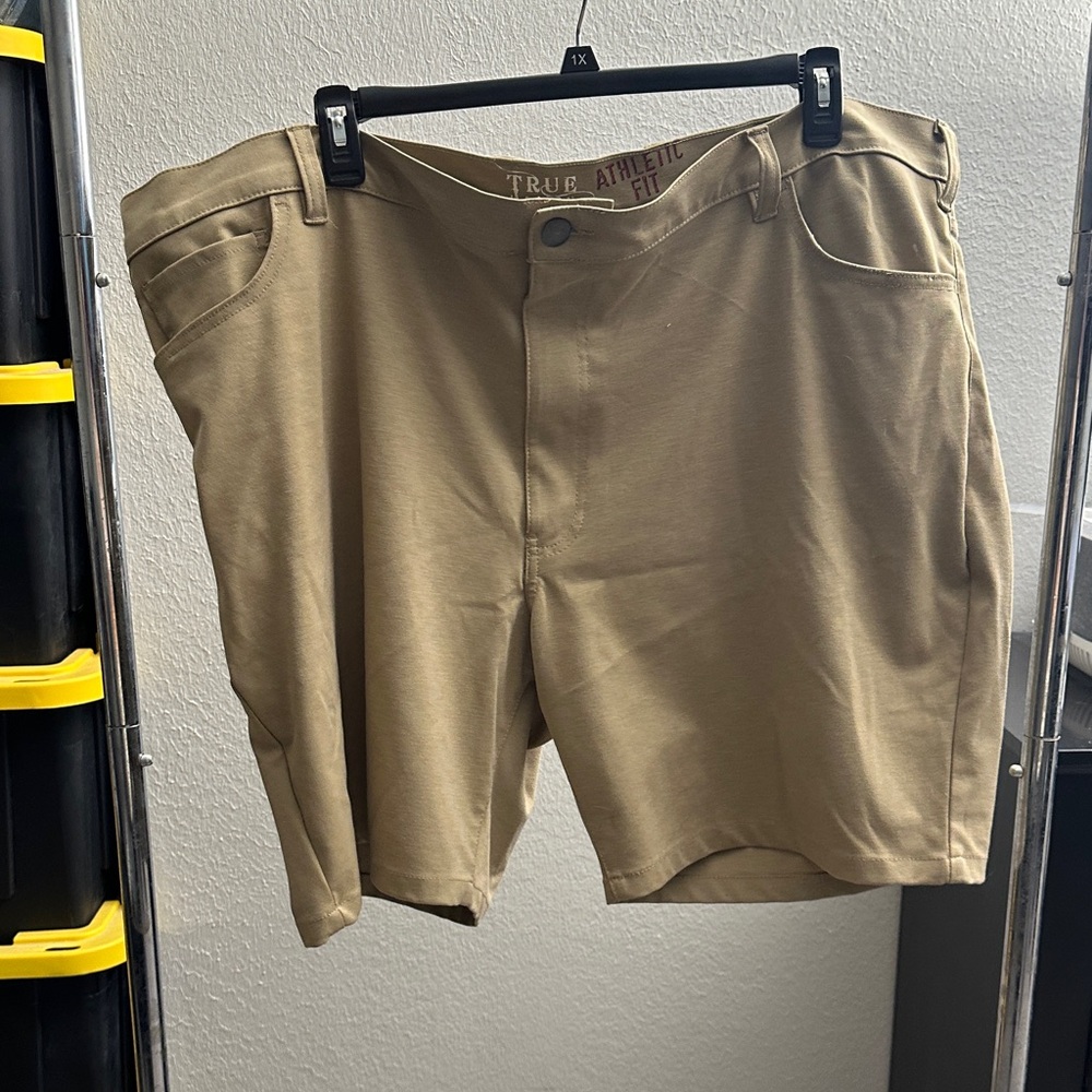 True Athletic Men's Tan Shorts